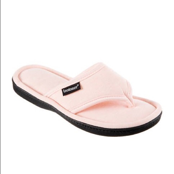 🆕Isotoner Campbell Thong Slippers Pink